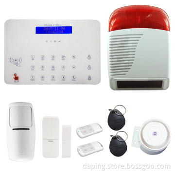 2016 innovative product Wireless GSM SMS rfid tag alarm system for homes